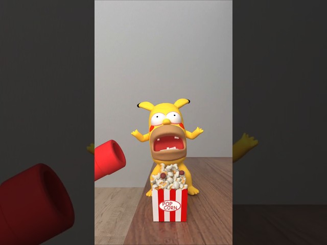 Popcorn #animation #cocoti #homerchu #funny #memes #popcorn #teeth #foryou  #cartoon