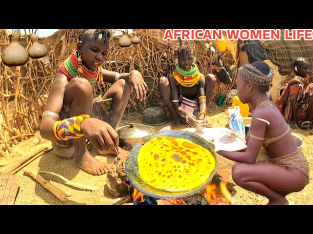 Life of African women with No Husband #cooking Traditional Food for Breakfast||Full Documentary 2025