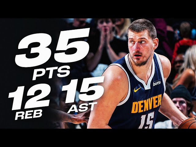 Nikola Jokić's DOMINANT 35-PT TRIPLE DOUBLE vs Nets! | January 10, 2025