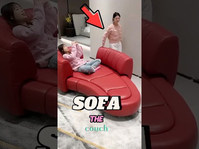 This Red Sofa Has a MIND-BLOWING Secret Feature