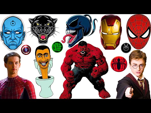 TEBAK GAMBAR SUPERHERO TERBAIK | PART 9 | AVENGERS, HARRY POTTER, SPIDER-MAN, SUPER MAN, THOR MAN