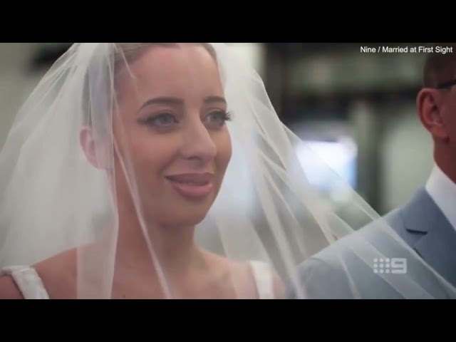 MAFS bride Jamie Marinos reveals past with groom Teejay Halkias at his wedding