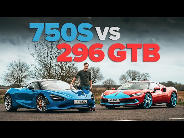 McLaren 750S vs Ferrari 296 GTB | Who makes the better supercar?