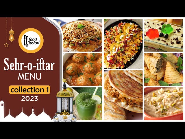 Sehr-o-Iftar Menu 2023 Collection 1 By Food Fusion (Ramzan Special)