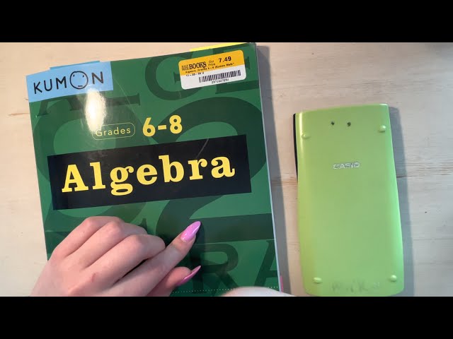 ♡ Math ASMR - Solving Equations ♡ Beginners Algebra (Whisper)