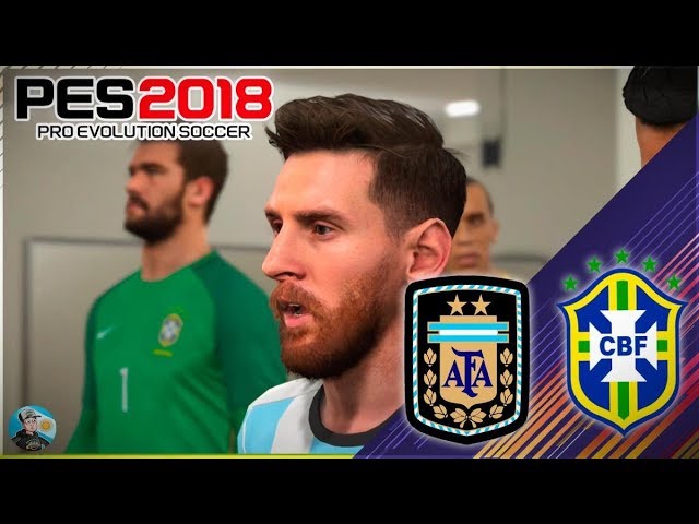 Pro Evolution Soccer 2018 Argentina vs Brasil - Allianz Parque - Relatos De Paoli