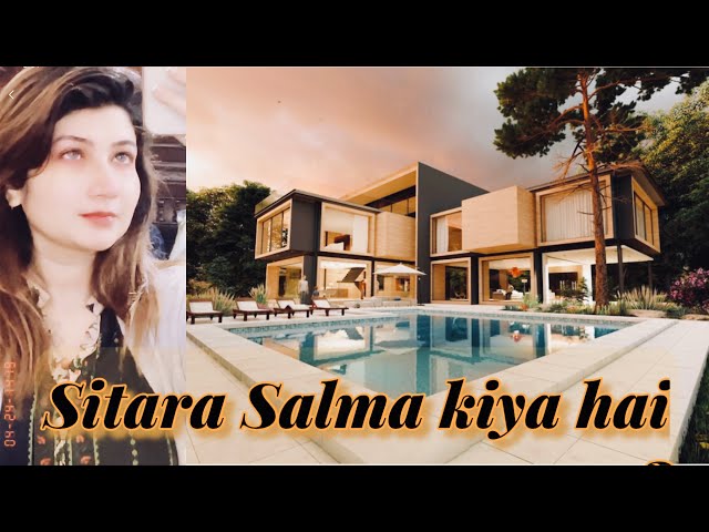 Sitara salma kiya lagaya hoa hai || simple dress design || ye konsa keda hai || Asma Asghar Rizvi