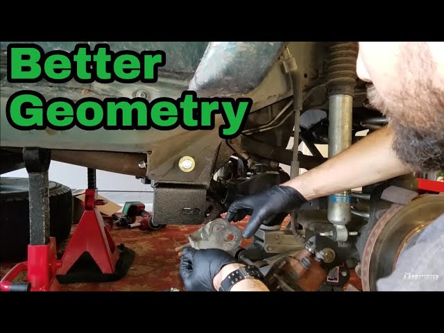 Rubicon Express Control Arm Drop Bracket Install Jeep Cherokee Xj Geometry Correction