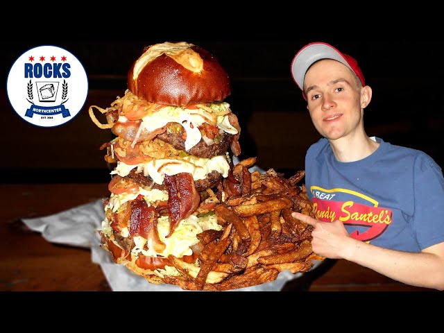 4lbs Rockstar Burger Challenge in Chicago (New Record!)