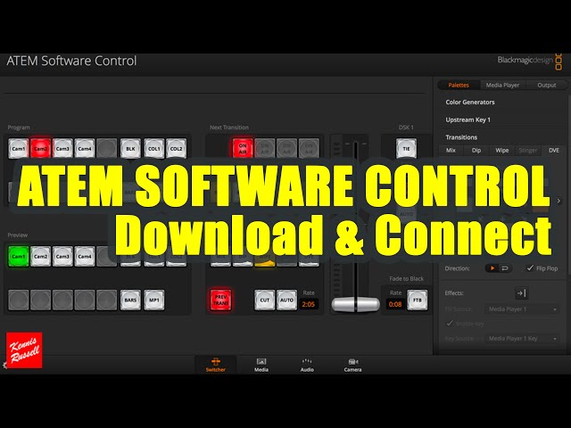 How to Download & Connect ATEM Software Control |ATEM Mini Pro Tutorial