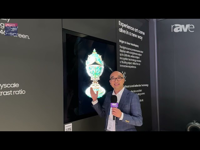 ISE 2025: Samsung Showcases HoloDisplay Floating Screen