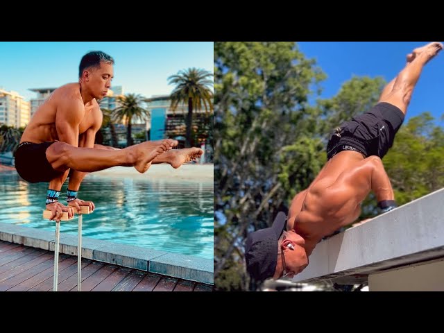 Quoc Unlocked Stalder Press & Handstand Push Ups!