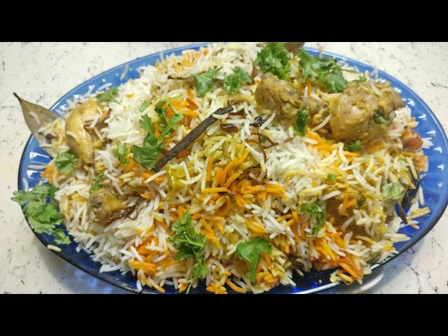 Hydrabadi Chicken Dum Biryani recipe