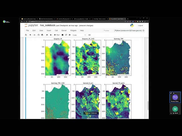 Tutorial: Machine learning models for geoscience