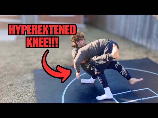 (BAD KNEE HYPERTENSION!) Backyard Brawls Wrestling | Logan vs Justin