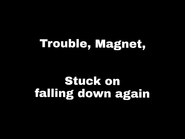 Over October - Trouble Magnet - with lyrics.