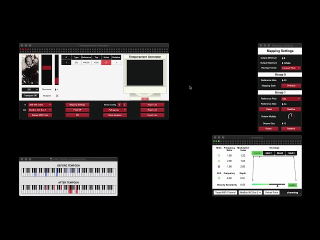 Temperament Generator - Real time microtuning in Max MSP and Max for Live