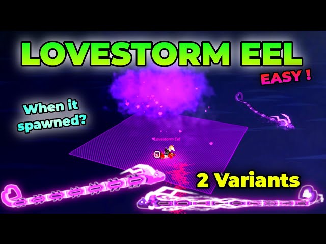 How to Catch Limited Lovestorm Eel in Fisch! (Valentine Update)