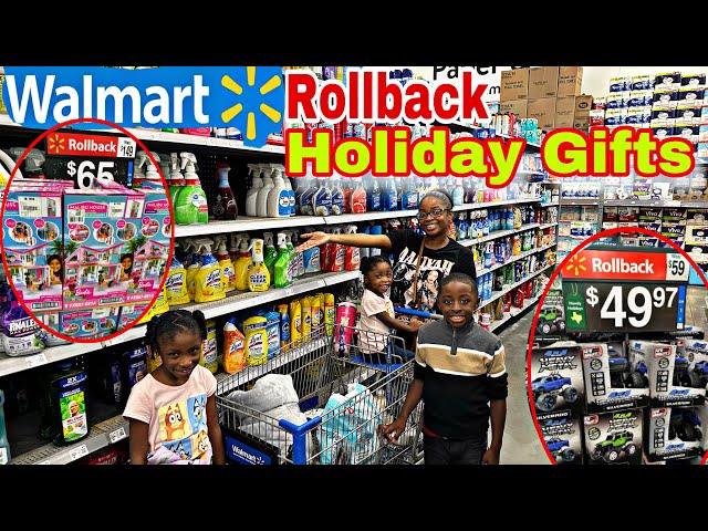 SURVIVING WALMART SHOPPING WITH 3 KIDS+ ROLLBACK DEALS ON HOLIDAY GIFTS & ESSENTIALS HAUL