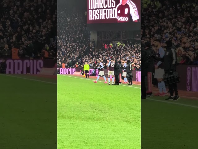 Marcus Rashford first time debiut Villa park :)