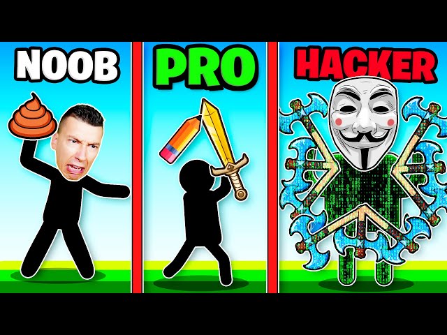 Dessiner DES ARMES DE NOOB à PRO à HACKER pour ANÉANTIR les ENNEMIS !!