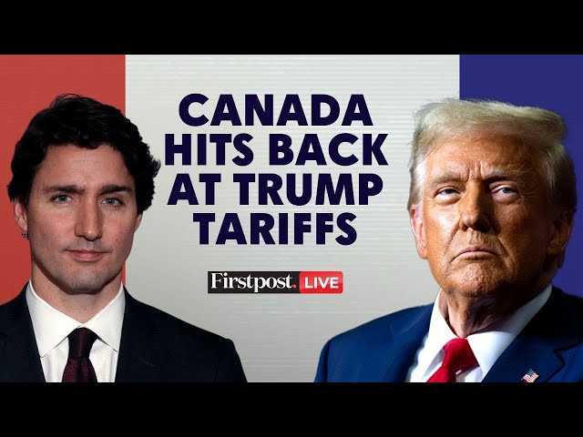 US-Canada Trade War LIVE | Trudeau Announces Tariffs on US in Retaliation for Trump Tariffs | N18G