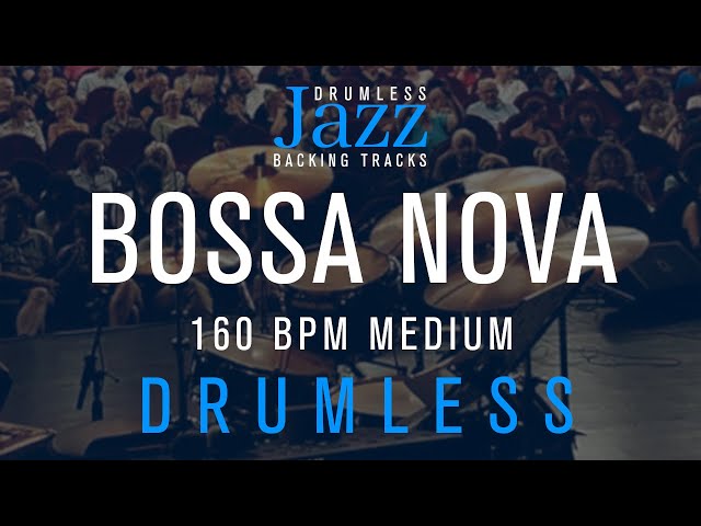 Bossa Nova Drumless backing track medium Desafinado