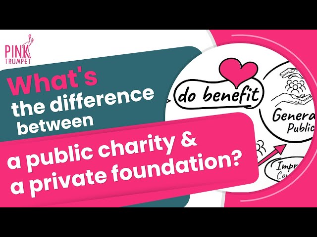 Difference Between A Public Charity vs  Private Foundation