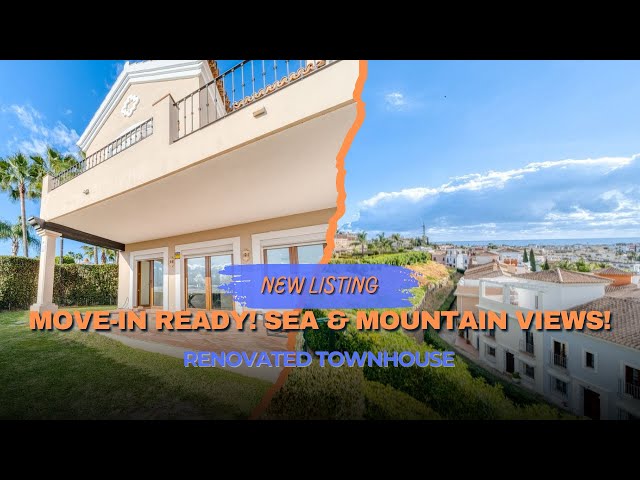 Elegant Semi-Detached Townhouse with Stunning Sea Views in Estepona| R4930237| €695,000