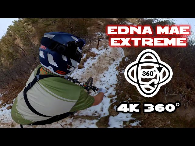 WATCH THIS ON YOUR PHONE OR COMPUTER! Edna Mae Extreme Trail Segment (4K 360° View!)