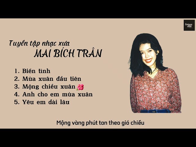 [Lyrics] Nhạc Xưa Cover | Tuyển Tập Những Bài Hát Hay Nhất Của Mai Bích Trân