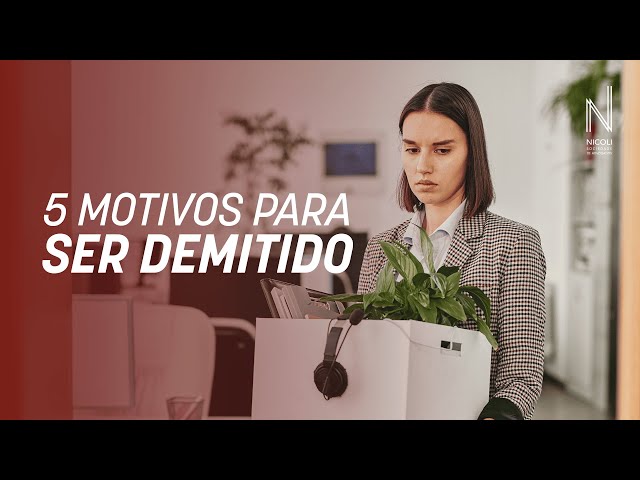 5 Motivos para ser demitido.