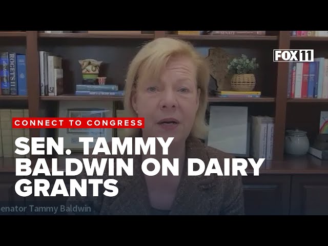 Press conference: Sen. Tammy Baldwin, D-Wisconsin, on Dairy Business Innovation Act of 2025