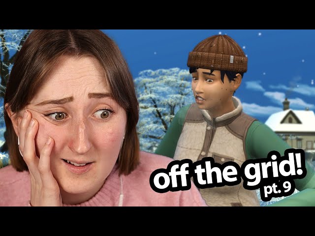 surviving winter while my sims live OFF THE GRID