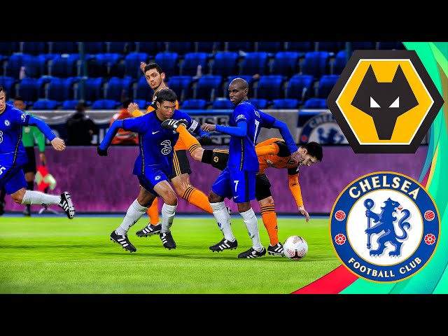 PES 2021 - Chelsea vs Wolves feat Werner, Pulisic, Ziyech, | 28, jan 2021 Premier league | Gameplay