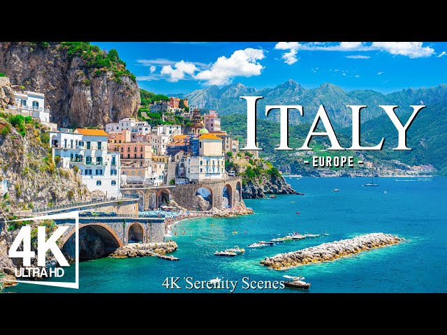 Italy 4K – Romantic Venice, Majestic Rome, and the Splendor of Florence - Calming Piano Music