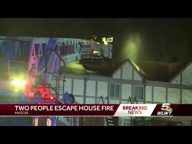 2 people safely escape overnight fire in Mason, cause still under investigation