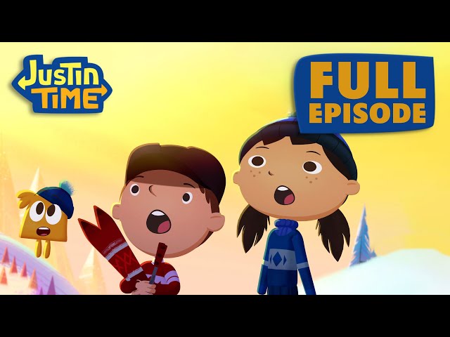 Sky High Ski Jump ⛷️ FULL EPISODE I Justin Time Season 3