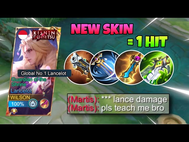 LANCELOT "KISHIN DENSETSU" + NEW 1 SHOT BUILD 2025 = ??? (BEST SKIN EVER!!🔥)