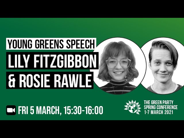 Young Greens Speech Spring Conference 2021 #GreenFuture