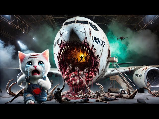 Horror, Kitten 😿 Traveling and Plane ✈️ Monster . | Sad Ai Cat Story   #catvideos #sadaicatstory