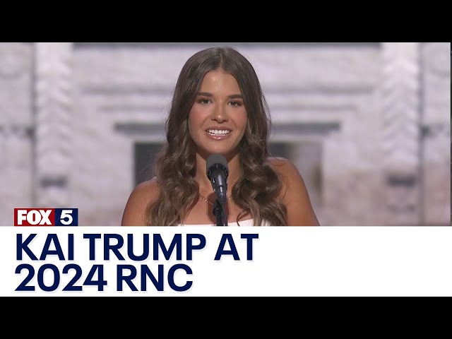 Kai Trump, former first granddaughter, speaks at RNC | FOX 5 News