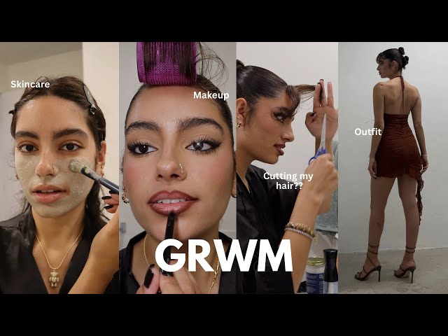 GRWM Full Glam (what an influencer event looks like)