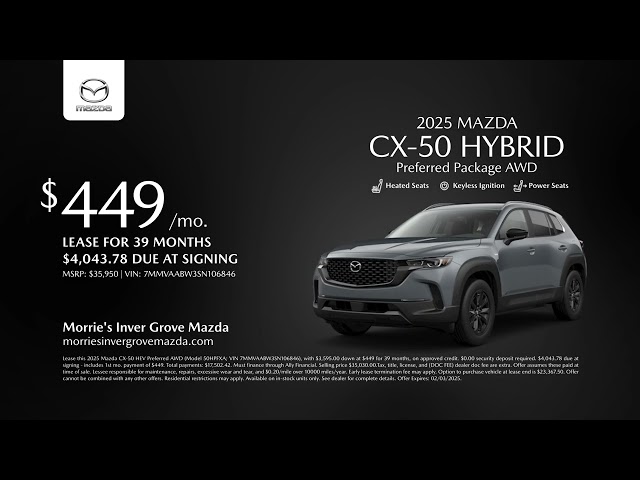 Mazda CX-50 Hybrid 02/01/2025 4907012