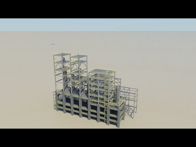 ADNOC NUP Project Modular Construction 3D Installation Sequence