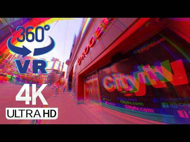 360Video VR 4K Scott Ave & Victoria St To Gerrard St Toronto