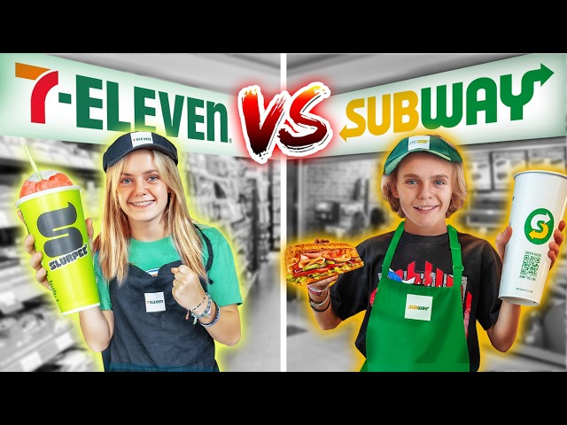 We Opened A Real Subway and 7- Eleven In Our House!