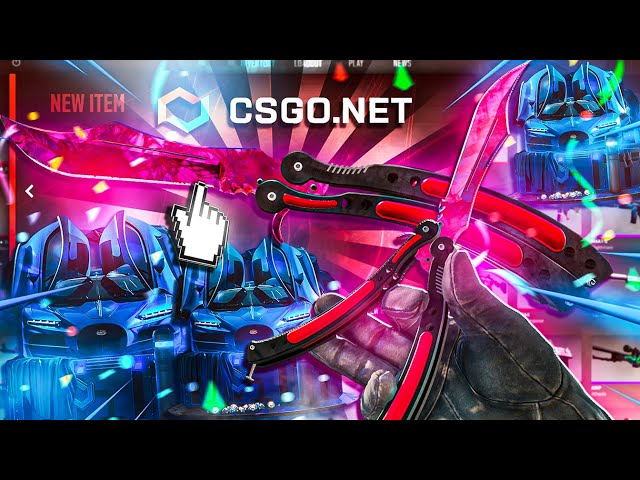 I FOLDED A PINK BUTTERFLY KNIFE THAT LOOKS SO CUTE! - CSGONET Case Opening