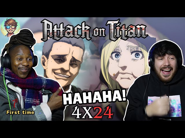 AVENGERS ASSEMBLE! FIRST TIME Reacting to Attack on Titan | 4x24 | REACTION (Subtitles)