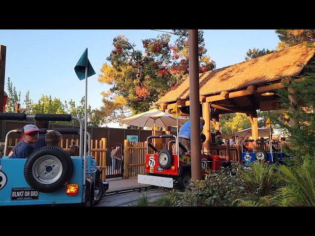 Knotts Berry Farm Camp Snoopy Off Road Rally FULL Ride Trough POV